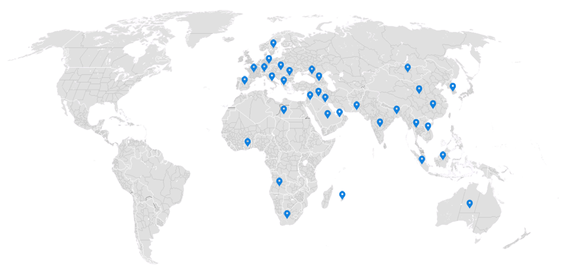 Produkty ICC na świecie